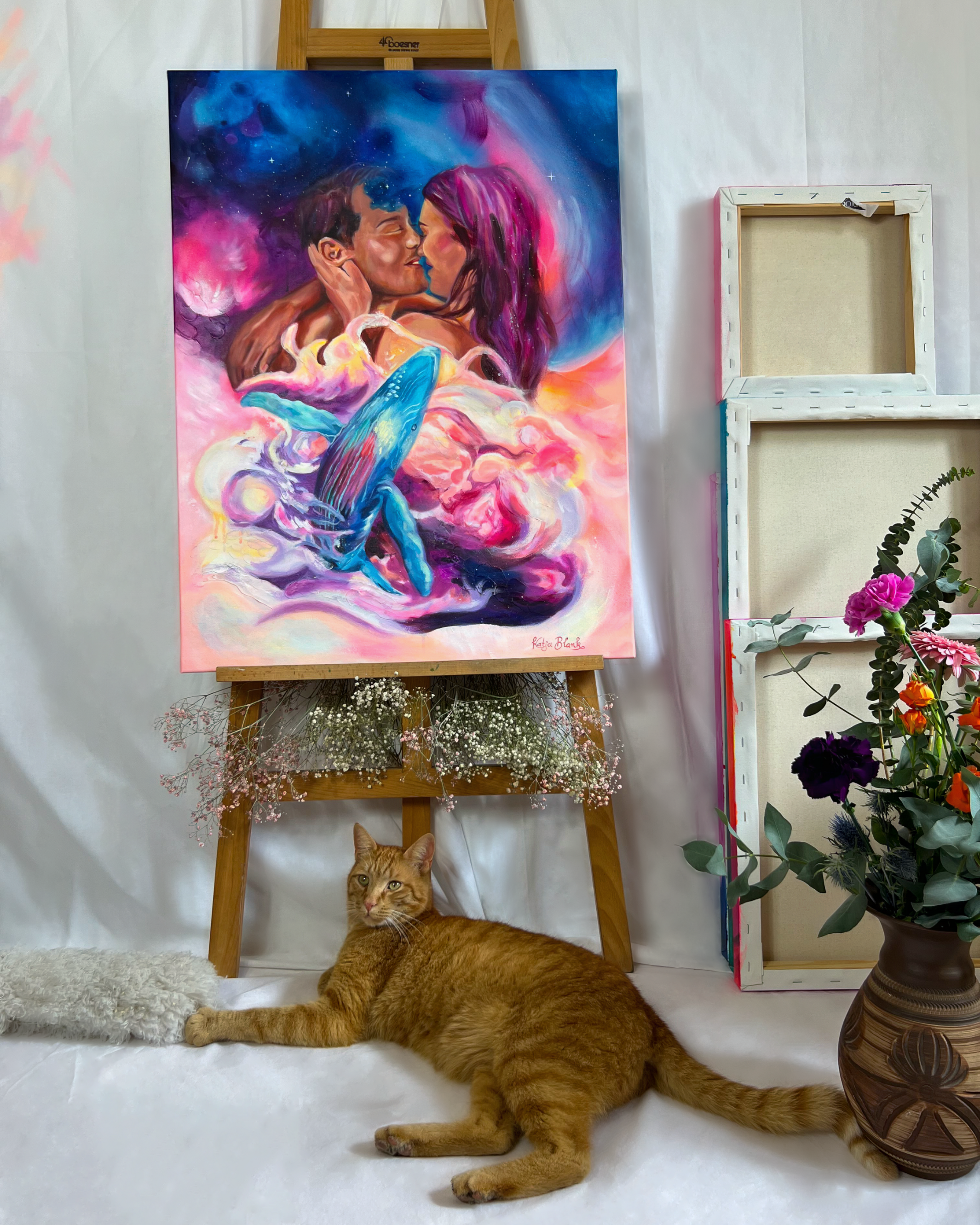 “Drowning in you" 60x80cm Ölgemälde
