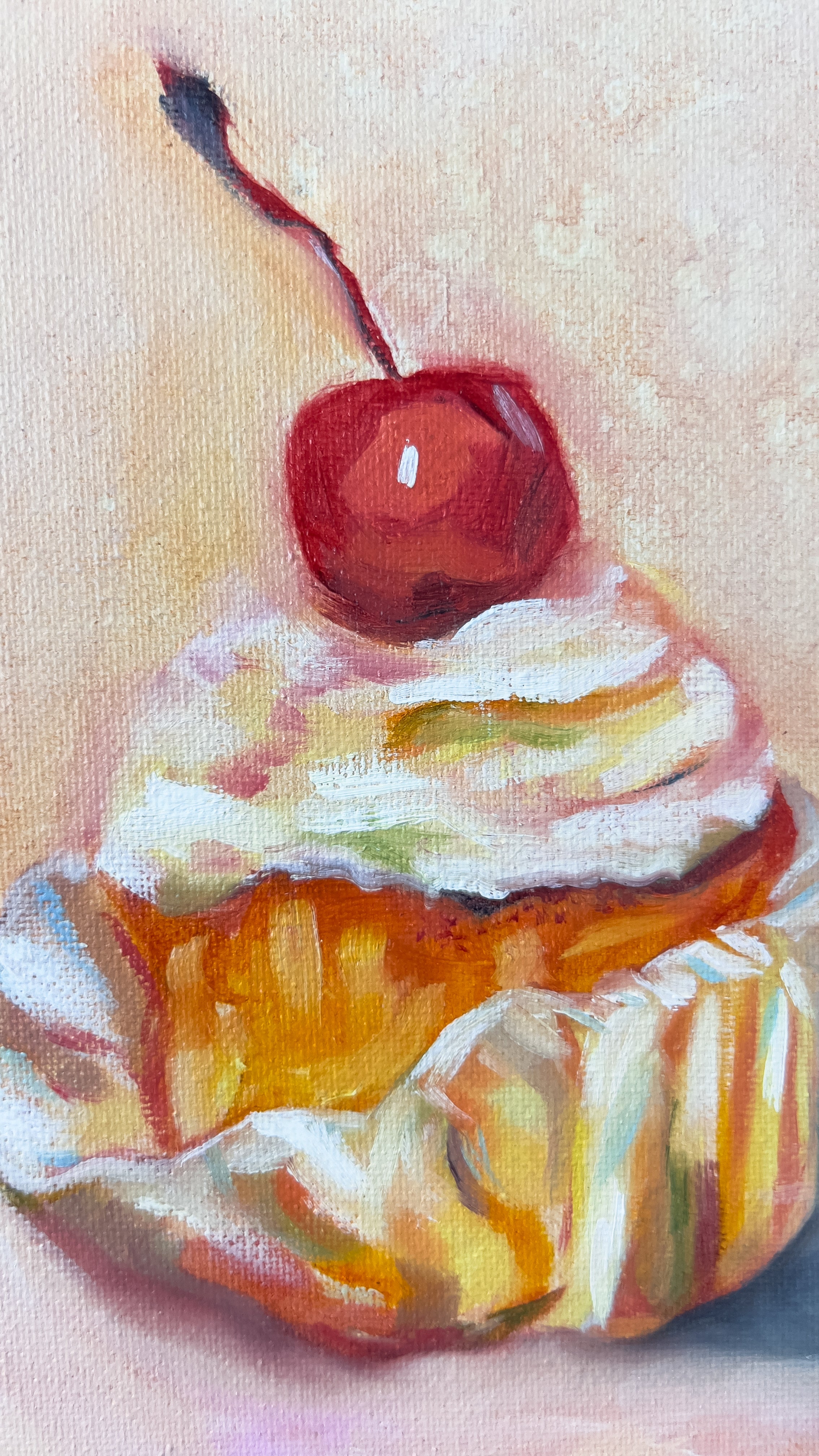 "Made with Love" 20x20cm "alla prima"-Ölgemälde