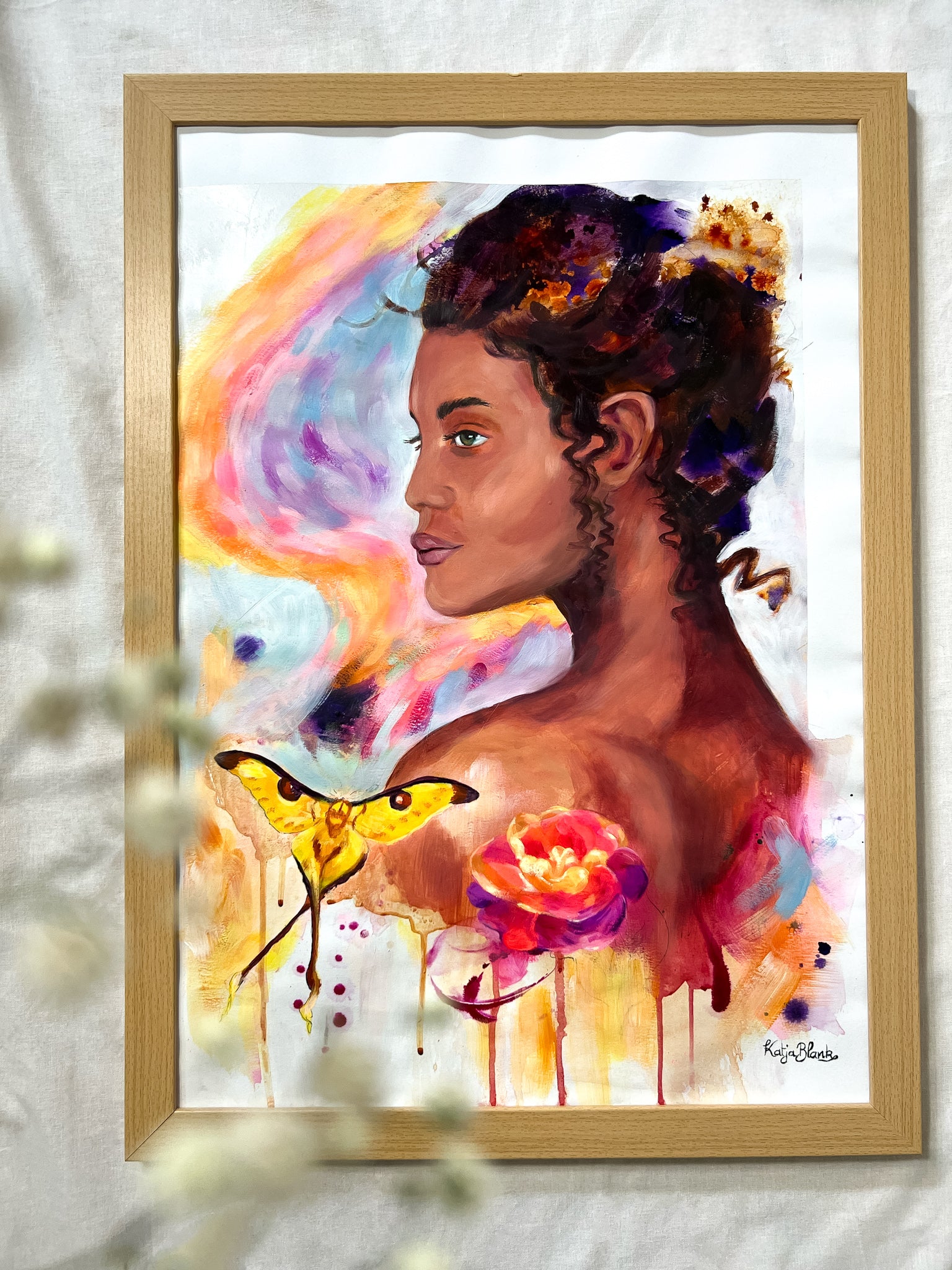 "Metamorphose" 42x59,4cm/ DinA2 Original auf Aquarellpapier