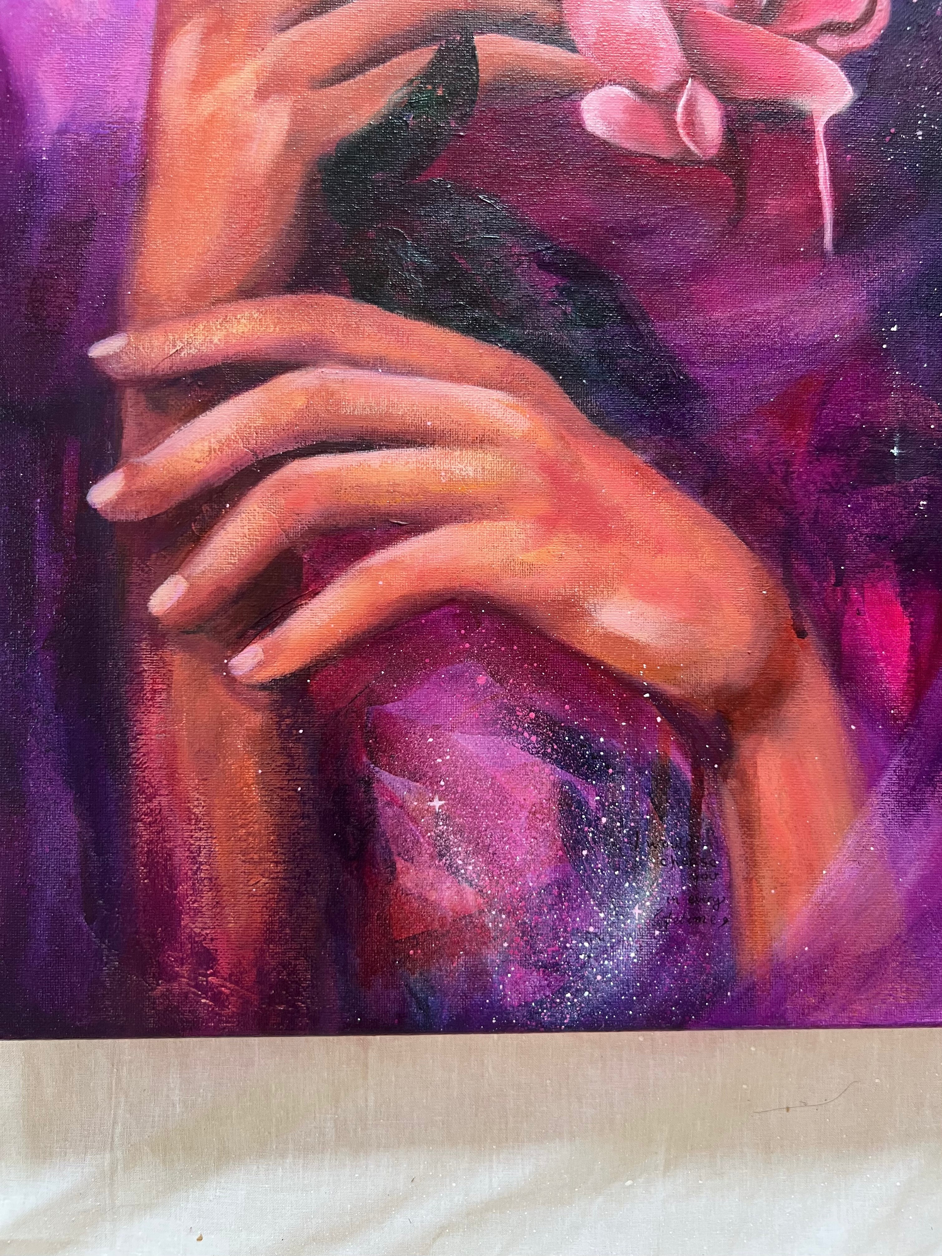"Unfolding" 40x50cm Ölgemälde