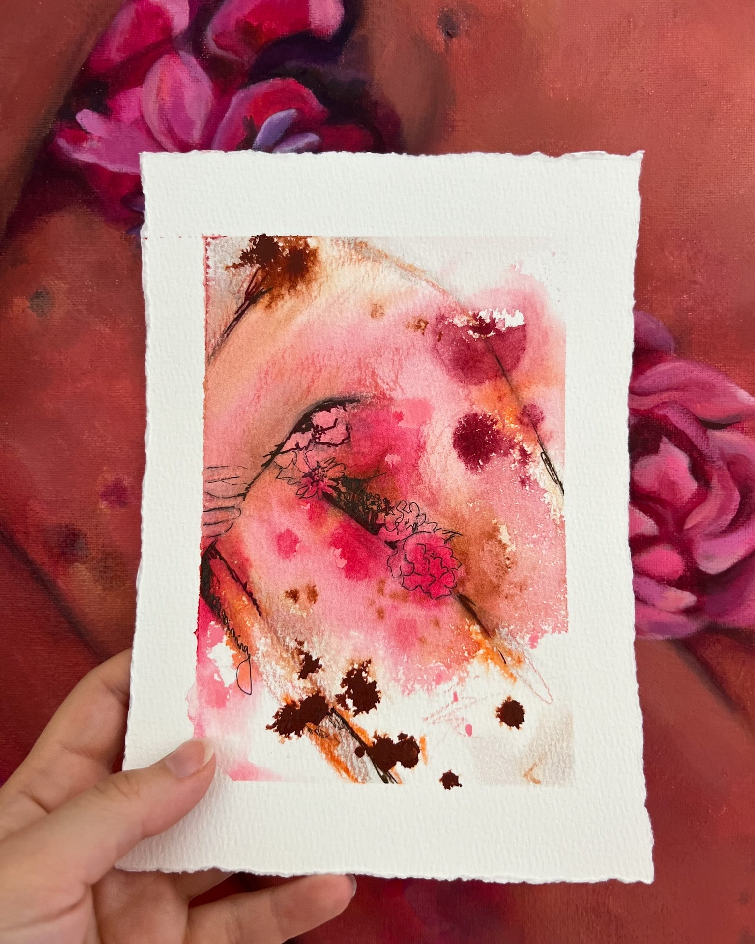 "Vulnerable" 40x50cm Ölgemälde