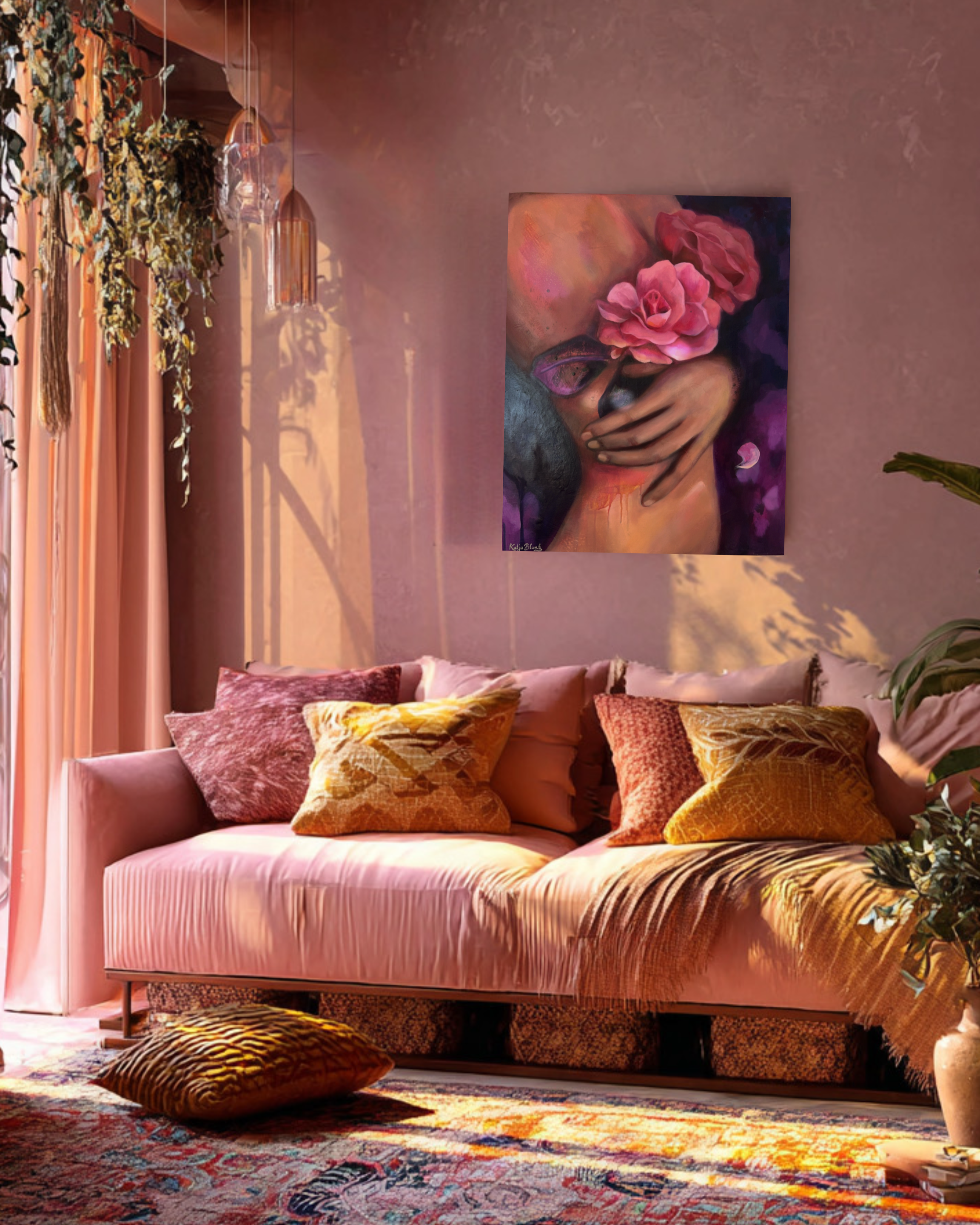 essence_of_her_40x50_originalgemaelde_oel_raumansicht