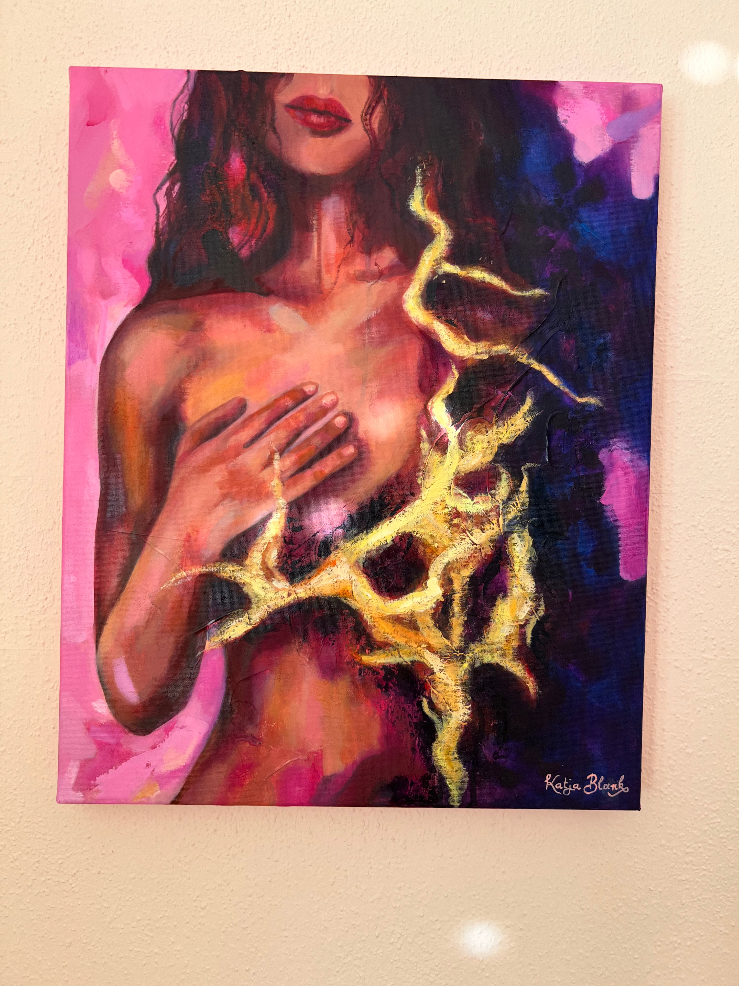 "Born from Thunder" 40x50cm Originalgemälde
