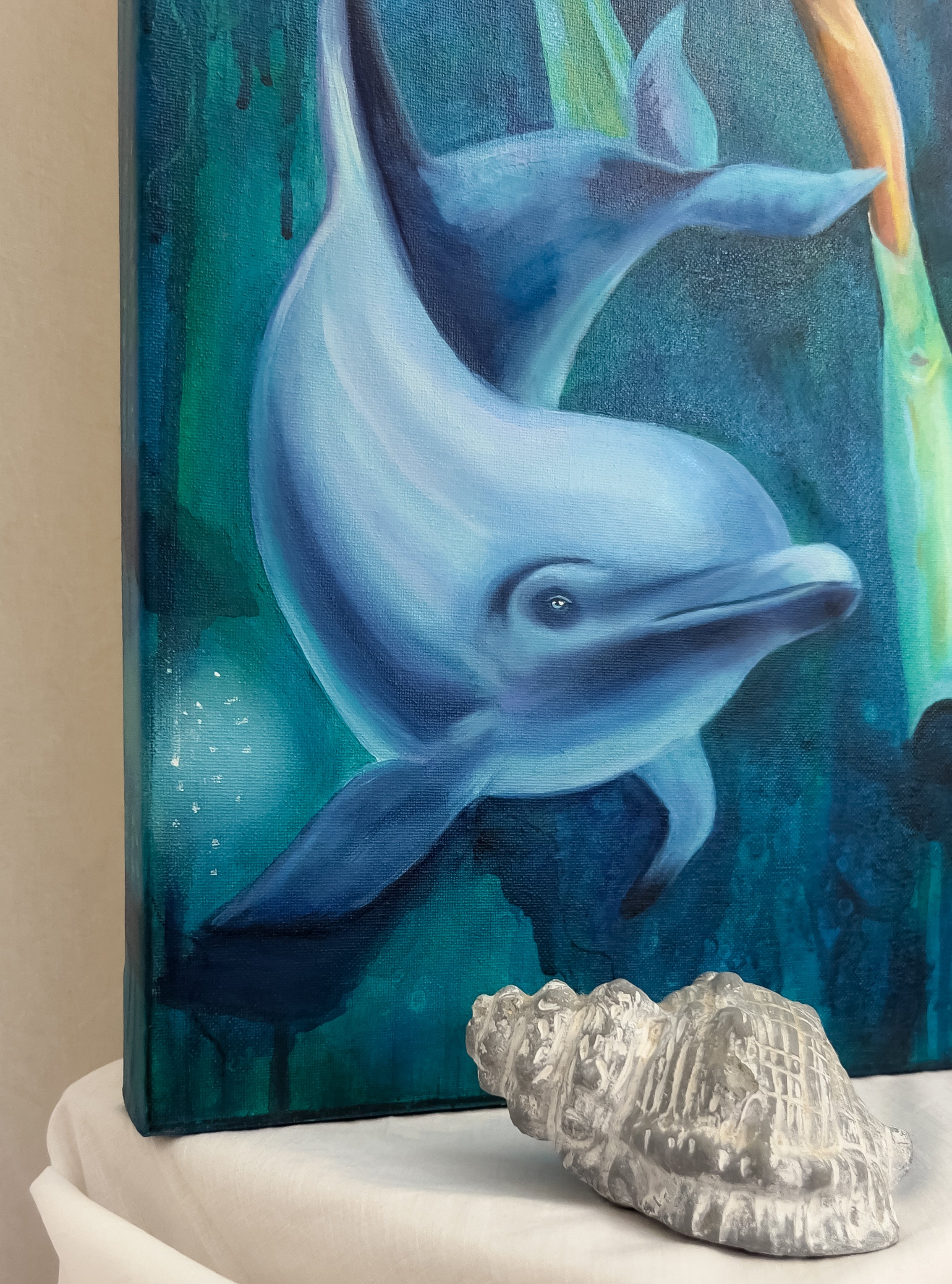 "Under the Sea" 40x80cm Ölgemälde