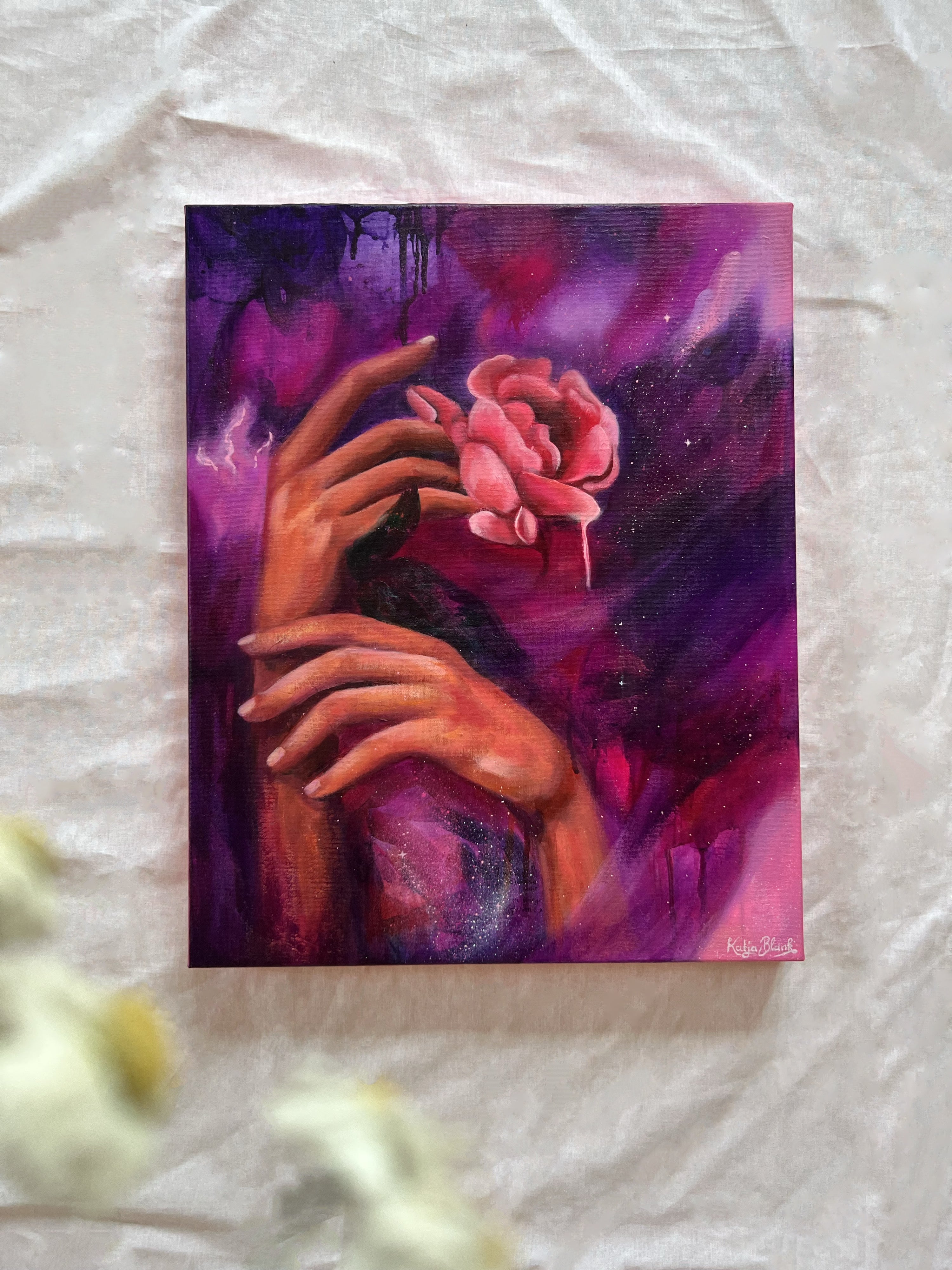 "Unfolding" 40x50cm Ölgemälde