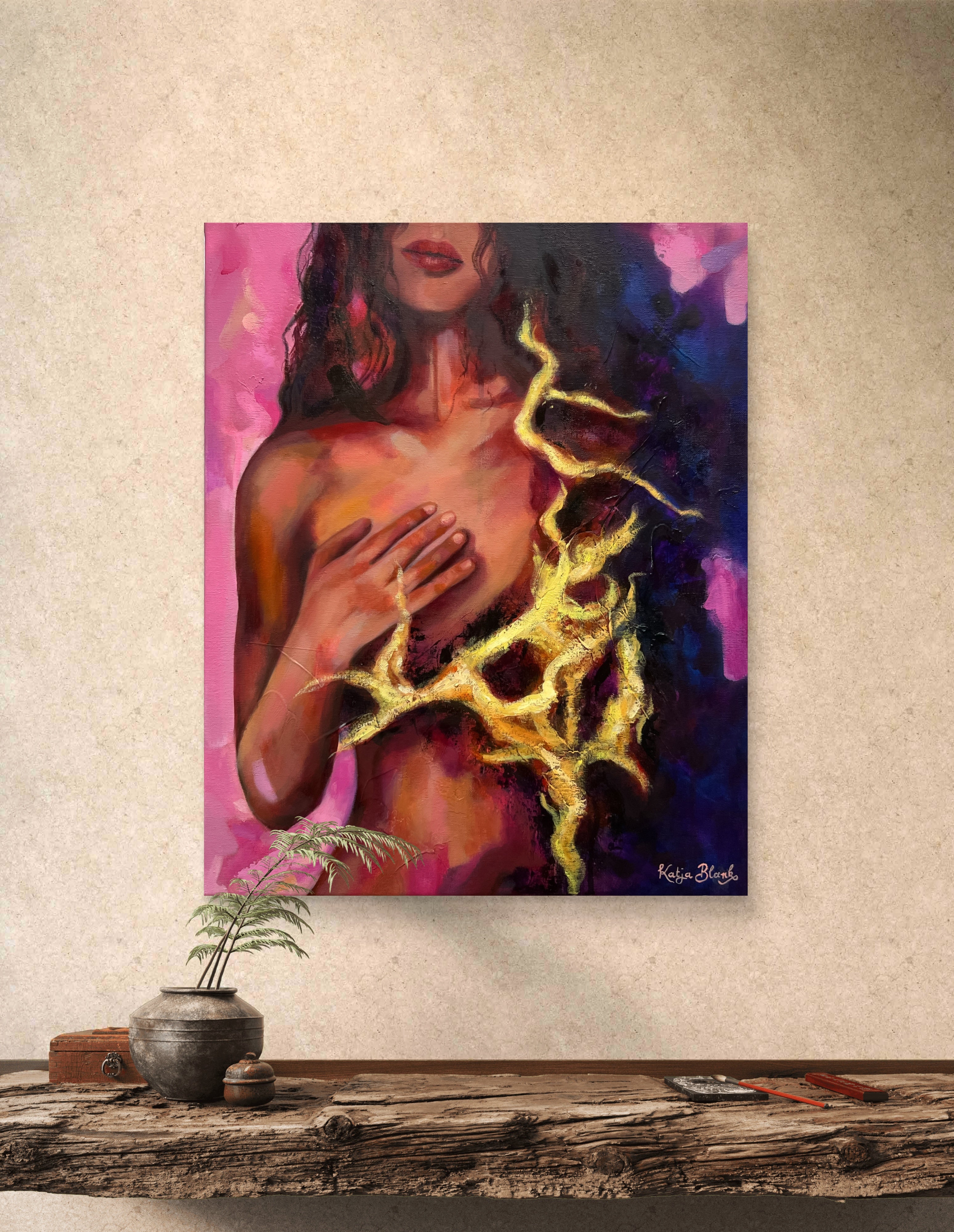 "Born from Thunder" 40x50cm Originalgemälde