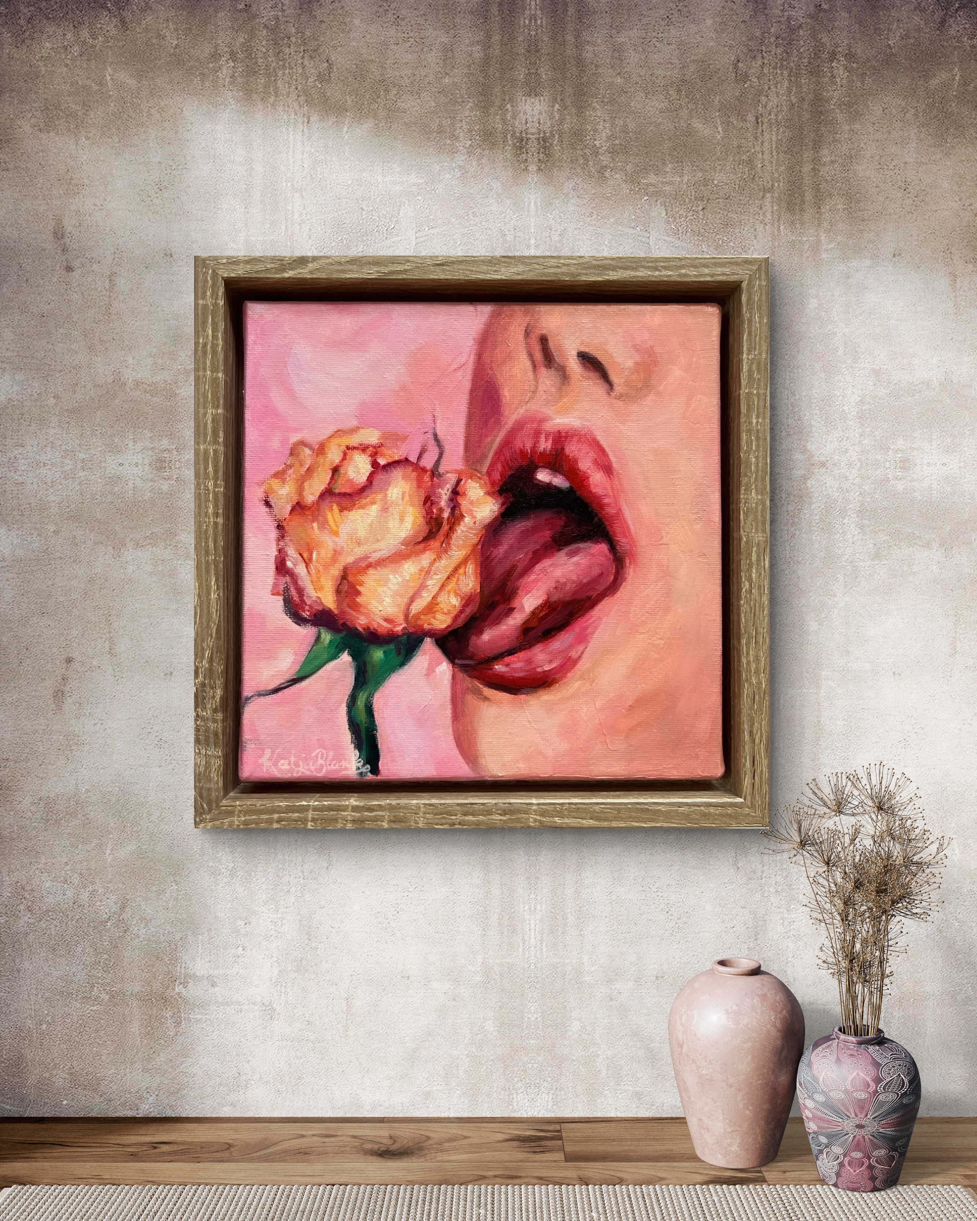 "Taste Me" 20x20cm "alla prima" Ölgemälde